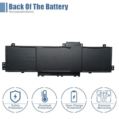 AE03XL Laptop Battery Replacement for HP 240 245 250 255 G10 14-EE 14-EM 14Z-EM 14-EP 14T-EP 15-FC 15Z-FC 15-FD Series N21969-005 TPN-DB1N N20951-2D1 AE03041XL 11.25V 41.04Wh 3467mAh - size: 10.41*3.20*0.21 inch AE03XL