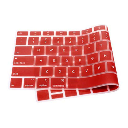 Se7enline for MacBook Pro 13/16 inch Keyboard Cover 2019-2026,Purple | Silicone Waterproof Dustproof Durable Washable Laptop Accessories Protective Skin Protector 2019/2020/2021/2022/2023,Wine Red - color: Wine Red