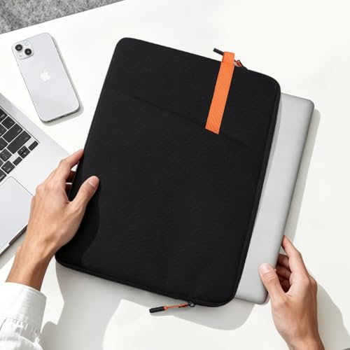 NIDOO 16 inch Laptop Sleeve Computer Carrying Case Cover for 16" Lenovo ThinkBook 16p E16 L16 T16 Z16/ ThinkBook 16 Gen 8 / Dell Pro 16 Plus /16" MacBook Pro M4 M5 Pro Max/HP ASUS Samsung, Black - color: Black, size: 16 Inch