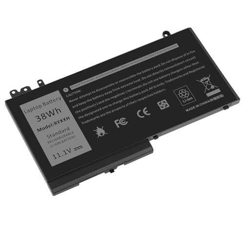 TREE.NB RYXXH Battery for Dell Latitude E5450/12 5000 E5250 (P25S001)/11 3150 3160 Series 1400 WW116 FT080 FT095 MN151 MN154 312-0543 Notebook Battery - size: 6.99x3.7x0.3inch RYXXH