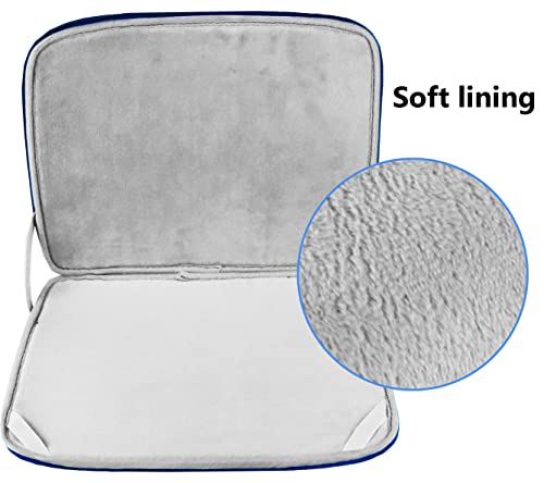15.6 Inch Laptop Sleeve, Durable Shockproof Protective Cover Flip Case Briefcase Carrying Bag Compatible with 15.6" HP, ASUS, Lenovo, Acer, Notebook, Computer, Ultrabook, Chromebook, Blue - color: Blue, size: 15.6 Inch