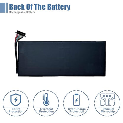 L23M2PK0 Laptop Battery Replacement for Lenovo Legion Go 8APU1 AMD Handheld Series 5B11M36296 5B11M36298 5B11M36299 L23D2PK0 SB11M36297 L23C2PK0 L23L2PK0 7.82V 81Wh 10360mAh - size: 6.13*2.46*1.05 inch L23M2PK0