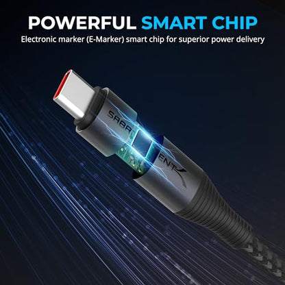 SABRENT USB-C to Lightning Cable with Smart Display, 1M/3.3FT Long, Apple MFI Certified, 60W Charging and 480Mbps Data Transfer Speeds, for Phones, iPads, iPods, MacBooks (CB-C2L1) - size: 1 Meter, style: USB-C to Lightning