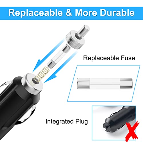 VHBW for Dell Laptop CAR Charger 90W, Compatible with Dell Inspiron 11 13 14 15 15R 17 17R 3000 5000 7000 Series Latitude XPS Precision Studio Vostro Laptop Cord Power Supply