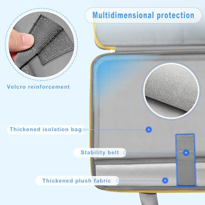 ZINZ Expandable Laptop Case 15.6 Inch Sleeve, Protective Carrying Case Compatible with MacBook Neo 16", MacBook Pro 16"/15.4", Dell XPS 16" and Most 15" 15.6" 16" Notebook，G01YL01 - color: G01yl01, size: 15-16"