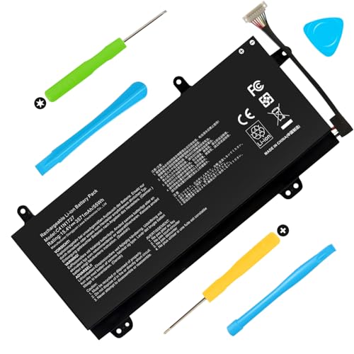 C41N1727 55Wh Laptop Battery Replacement for Asus Zephyrus M GM501 GM501G GM501GM GM501GS ROG GU501 GU501G GU501GM GM501G-SEI006T GM501GS-EI015T GU501GM-BI7N8 GM501GM-EI005T GM501GS-EI003T Notebook