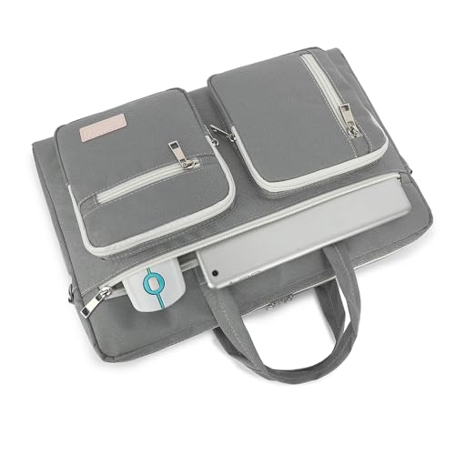 15-15.6 inch Laptop Shoulder Bag, for MacBook Pro 16, Hp Lenovo Dell 14 inch Waterproof Messenger Bag Case Sleeve (gray) - color: Gray, size: 15 inch/15.6 inch