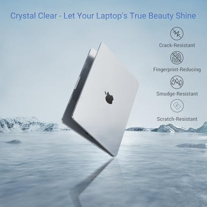 MOSISO Compatible with MacBook Neo Case 13 inch 2026 A3404 A18 Pro Chip | Scratch-Resistant Ultra-thin Protective Hard Shell Case Cover, Crystal Clear - color: Crystal Clear
