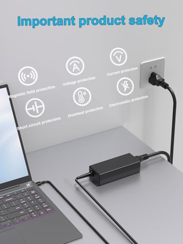 65W USB C Charger Compatible with HP ProBook 460 465 430 435 440 445 450 455 630 635 640 445R 455R G6 G7 G8 G9 G10 G11 G4 G5 Pro c640 c645 Fortis x360 11 14 Chromebook Firefly 14 16 Laptop