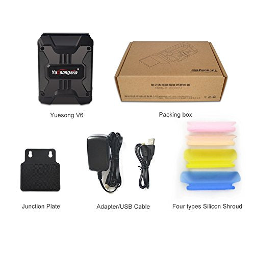 Yueosong V6 Laptop Cooler with Vacuum Fan Air Extracting Cooler Speed Adjustable