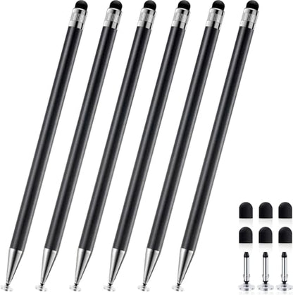 ChaoQ 2-in-1 Stylus Pen for Touchscreen, 6 High Sensitivity Stylus (Black) - color: 6 Black