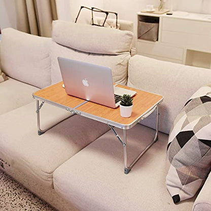 Lap Desk, Laptop Desk with LED Light, Bed Table Desk