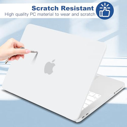 for MacBook Neo 13 inch Case 2026, Ultra-Thin Shockproof Hard Shell Laptop Cover with Keyboard Cover & Screen Protector for MacBook Neo 13" A3404, Matte Transparent - color: Matte Transparent