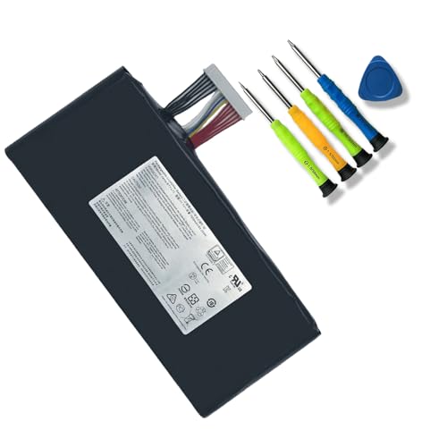 JOTACT BTY-L77（11.1V 83.25Wh/7500mAh 9-Cell） Laptop Battery Compatible with MSI GT72 2PE 2QD 2QE 6QD 6QE GT72S 6QD 6QE 6QF WT72 2OK 2OM 6QI GT80 GT80S Series Notebook MS-1781 MS-1782 MS-1783 MS-1785 - size: 6.52*2.75*0.80 inch BTY-L77