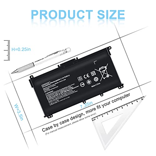 TSKYBEAR HTO3XL Laptop L11119-855 HT03XL Battery Compatible with HP Pavilion 14 15 17 15-CS 15-DA 15-DB Series 15-DA0012DX 14-CE0068ST 15-CS3073CL 15-CS3153CL 15-CS2064ST 15-DA0014DX HT03041XL