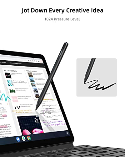 Metapen Stylus Pen M1 for Microsoft Surface (75-Day Battery Life, Smooth Writing), Compatible with Surface Pro 11/10/X/9/8/7/6/5/4/3/Book 3/Laptop 4/Studio 2, ASUS VivoBook Flip 14 for Students&Doers