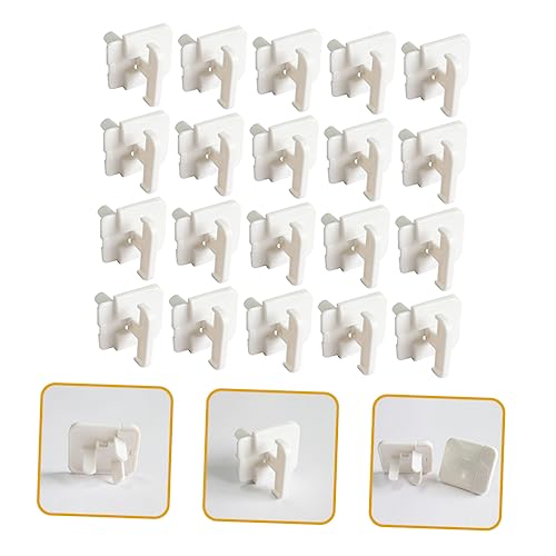 Housoutil 50Pcs USB Cover Caps Outlet Covers for Boy Girl Safety Anti-dust Plug Protector with Hidden Pull Tab for Easy Use Electrical Protection White