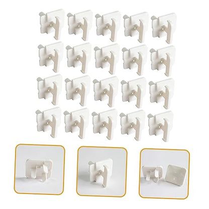 Housoutil 50Pcs USB Cover Caps Outlet Covers for Boy Girl Safety Anti-dust Plug Protector with Hidden Pull Tab for Easy Use Electrical Protection White