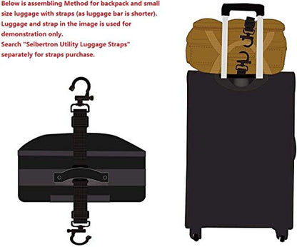 Seibertron Pro-Multifunction Shoulder Messenger Bag Fit for 14.1" or 17.3" Laptop - color: Fit 17.3" Laptop Black