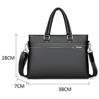 Briefcase Business Document Storage Bag Laptop Protection Handbag Material Organize Pouch Accessories(E) - color: E