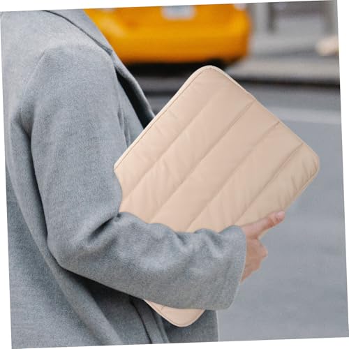 POPETPOP Laptop Sleeve Organizer Multiple Compartments Water-resistant Polyester Protective Bag for Notebook and Accessories for Travel and Work