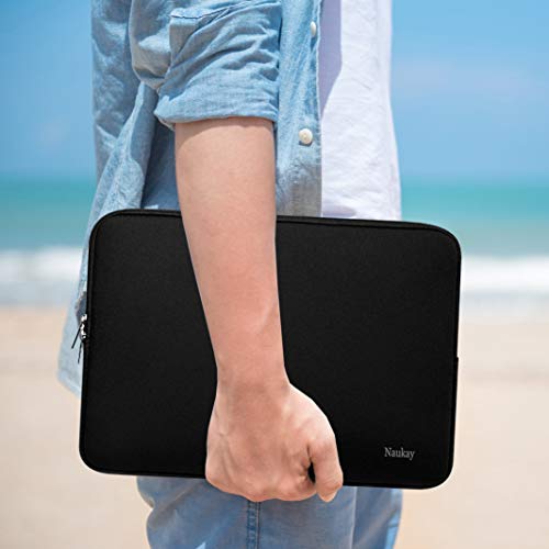 Laptop Sleeve Case 14 Inch, Resistant Neoprene Sleeve/Computer Pocket Case | Laptop Sleeve, Computer Cover/Tablet Briefcase Carrying Bag Compatible Asus/Dell/Fujitsu/HP/Sony/Toshiba/Acer- (Black) - color: Black, size: 14 inch