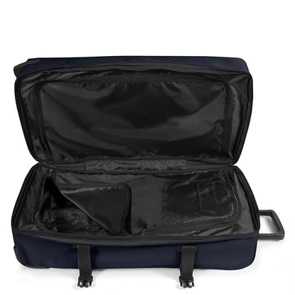 EASTPAK Tranverz L – 121L Large Soft Sided Checked Luggage, Dual Compartments, TSA Lock, Compression Straps & Smooth Inline Wheels, Ultra Marine - color: Ultra Marine, size: 121 Liter Checked Bag