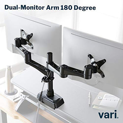 Vari Dual Monitor – 180 Degree – Black - style: Dual Monitor
