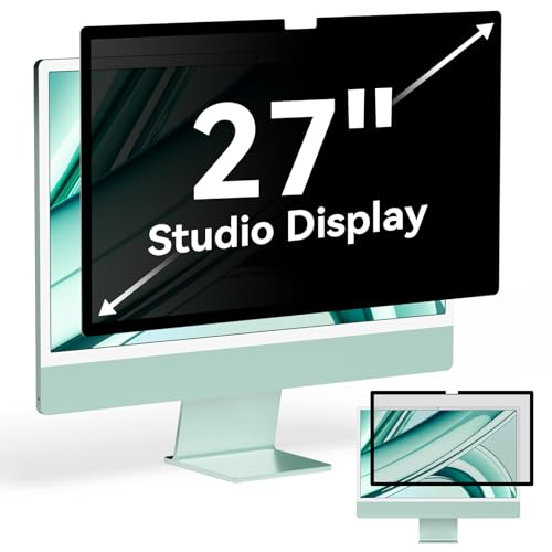 Privacy Screen for iMac 27 Inch Studio Display Desktop Computer Monitor, Anti Glare Blue Light Filter Shield, Upgraded Anti Spy 27 Inch iMac Privacy Protector - size: [1 PACK] Studio Display 27" Privacy Screen