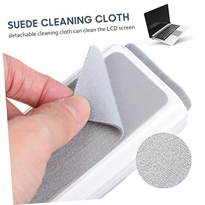 NUOBESTY 2sets Electronic Cleaning Tools Kit Cleaning Brush Pen Wiper Key Cap Buckle Spray Bottle for Headphones Keyboards Laptops and Phones