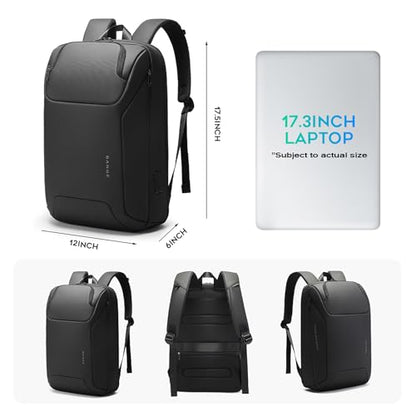 FUTURE AESTHEICS Business Laptop Backpack for Men,Women，15.6 Inch Water Resistant Travel smart Laptop Backpack Carry On Backpack with USB Charging Port，Large Business Work Durable Computer Bag, Black - color: Black