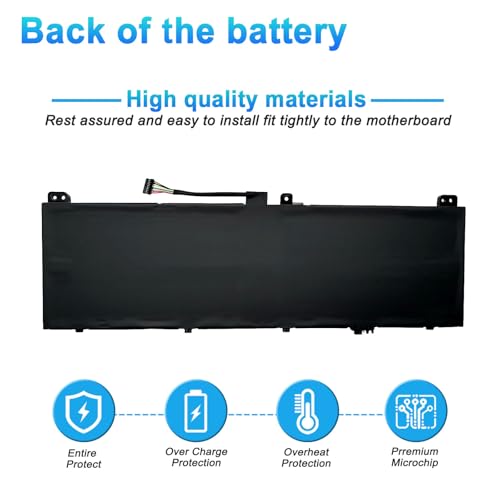 L22C4PA1 L22M4PA1 SB11K38965 Battery Replacement for Lenovo Yoga 7 14ARP8 14IRL8 16IRL8 16ARP8 Yoga 7 2-in-1 14IML9 14AHP9 16IML9 16AHP9 Series L22D4PA1 71Wh 4623mAh 4-Cell - size: 10.63*3.54*0.39inch L22C4PA1