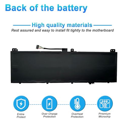 L22C4PA1 L22M4PA1 SB11K38965 Battery Replacement for Lenovo Yoga 7 14ARP8 14IRL8 16IRL8 16ARP8 Yoga 7 2-in-1 14IML9 14AHP9 16IML9 16AHP9 Series L22D4PA1 71Wh 4623mAh 4-Cell - size: 10.63*3.54*0.39inch L22C4PA1