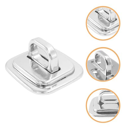 POPETPOP Laptop Security Cable Anchor Anti-Theft Universal Lock Plate for Laptops 4PCS Mounting Accessory for Projectors and Notebooks Compatible Multiple Models
