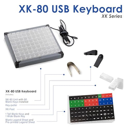 X-keys Programmable USB Keypads and Keyboards (80 Key, XK-80) - style: 80 Key