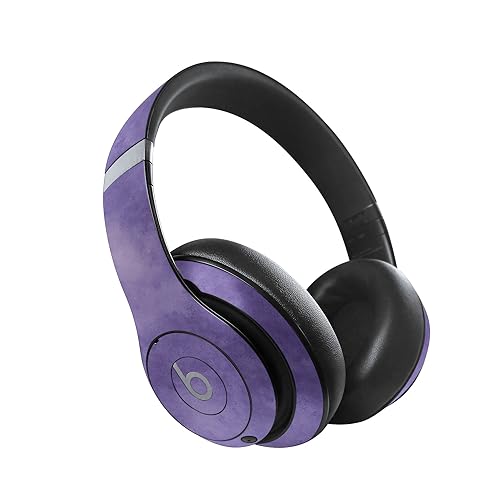 MightySkins Skin Compatible with Beats Studio Pro - Purple Airbrush | Protective, Durable, and Unique Vinyl Decal wrap Cover | Easy to Apply, Remove, and Change Styles