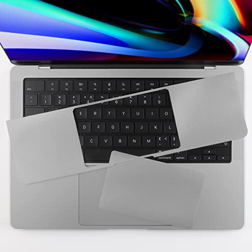Batianda Metallic Trackpad Skin Cover Compatible with New MacBook Air 13.6 inch 2022 Model A2681 M2 Chip Palm Guard Rest with Touch Pad Protector, Space Grey - color: Space Grey