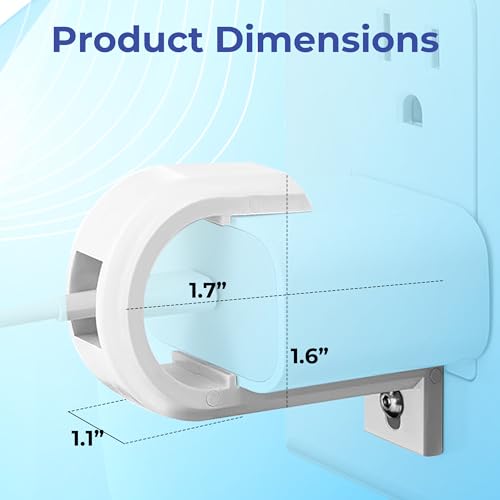 Pro USB-C Fast Charger Lock 2/PK - Anti Theft Cord & Outlet Lock, with Security Screw. for Apple iPhone 16/15/14/13/12/11/ X/MAX/XR/8/7, iPad, Samsung and More -Child-Safe - Made in USA