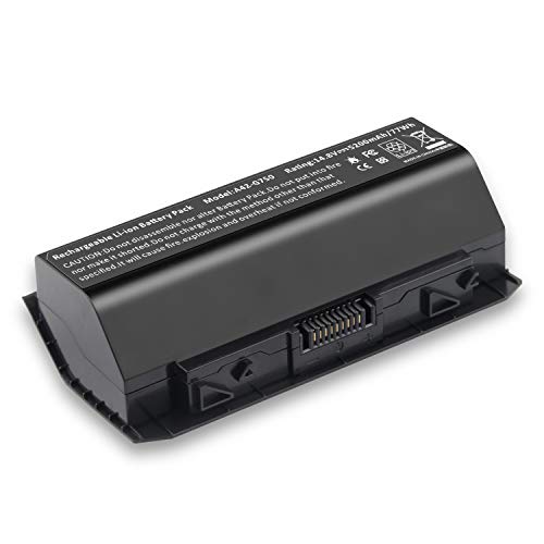 TREE.NB TREENB A42-G750 G750 Replacement Laptop Battery for ASUS G750JM G750J G750JW G750JX G750JZ G750JH G750JS G750Y47JX-BL 0B110-00200000 0B110-00200000M - size: 5.5x2.67x1.53inch A42-G750