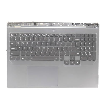 Laptop PalmRest&Keyboard for Lenovo Legion Pro 5 16IRX8 English US 5CB1L30862 Upper Case with RGB Backlit Grey