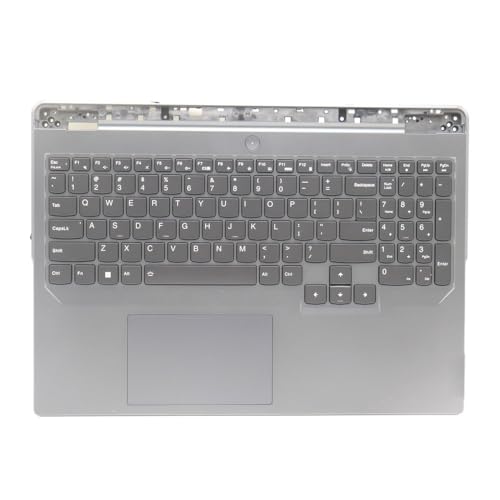 Laptop PalmRest&Keyboard for Lenovo Legion Pro 5 16IRX8 English US 5CB1L30862 Upper Case with RGB Backlit Grey