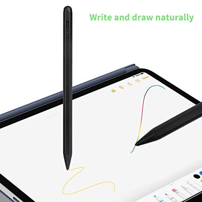Stylus Pen for Chromebook, Active Capacitive Digital Pencil Compatible with Chromebook Stylus,Good for Sketching and Note-Taking Pens,Black - color: Black