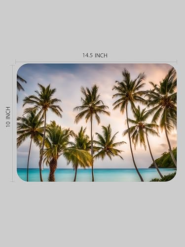 Laptop Skin Sticker Cover Decal Beach Designs - Universal Size - Fits All laptops up to a 16” Diagonal Size | Easy to Apply, Remove and Change Styles (Palm Trees) - style: Palm Trees