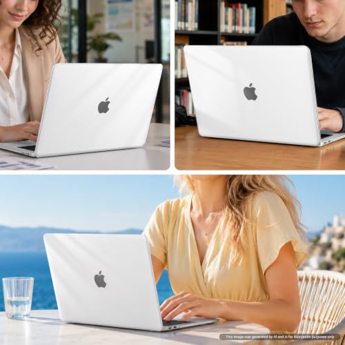 MOSISO Compatible with MacBook Pro 13 inch Case M2 M1, Frost | Plastic Hard Shell Case Cover 2026-2016A2338 A2251 A2289 A2159 A1989 A1708 A1706 with/without Touch Bar - color: Frost