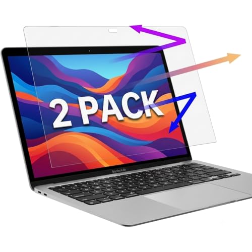 2-Pack PET Anti Blue Light Glare Matte Screen Protector for MacBook Neo 13 inch 2026 Release A3404, Anti-Fringerprint Soft Film Eye Protection - size: MacBook Neo 13" 2026
