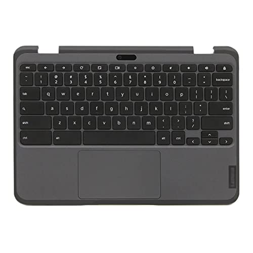 Laptop Palmrest Upper Case Top Cover with US Keyboard and Touchpad Mousepad Assembly Replacement (WFC Hole) for Lenovo 300e Chromebook Gen 3 82J9 82JA WiFi 5M11C94721 - color: Palmrest Assembly WFC WIFI 5M11C94721