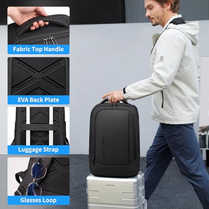 FENRUIEN Laptop Backpack for Men, 15.6 Inch Work Backpack, Water-Resistant 1800D Oxford for Office/Commute/Travel - style: Commuter Backpack