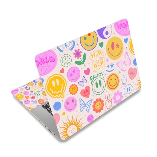 12.1-15.6 Inch Laptop Skin Decal, Universal Reusable Vinyl Laptop Cover Sticker, Waterproof Art Decal Protector in Cute Funny Style - color: Cute Funny Style
