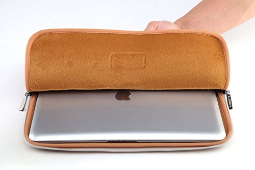 BSLVWG 10 Inch Laptop Sleeve Multi-Color & Size Choices Case/Water-Resistant Neoprene Notebook Computer Pocket Tablet Briefcase Carrying Bag/Pouch Skin Cover - color: Blue Leaves, size: 10 inch
