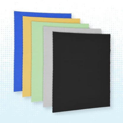Eco-Fused XL Microfiber Cleaning Cloths - 5 Pack - 12 x 12 inch (30.5 x 30.5 cm) - Quickly Remove Fingerprints, Dust and Smudges from Tablet, TV and Notebook Screens Without Scratches or Marks - color: 5 Pack - 12 X 12 Inch